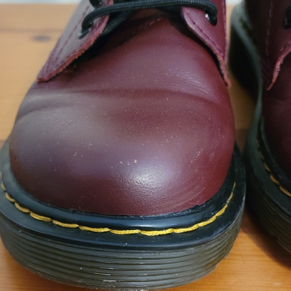Dr. Martens 1460 Boot Oxblood Red Big Kids Size 1 - Picture 4 of 12